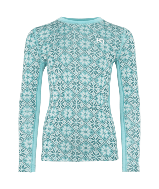 Kari Traa Junior Hennie Base Layer Set (26/27) Blue Lagoon