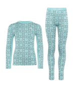 Kari Traa Junior Hennie Base Layer Set (26/27) Blue Lagoon