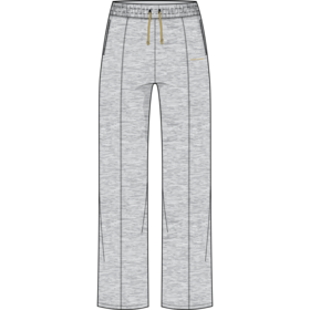 Kari Traa Synne Wide Leg Pants (26/27) Light Grey Melange
