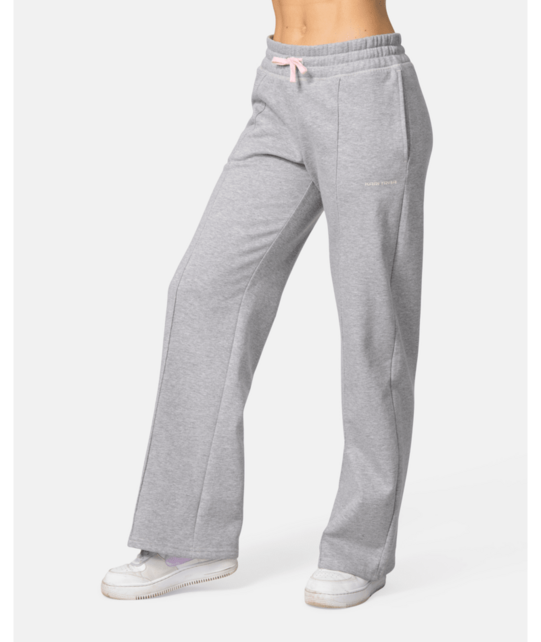 Kari Traa Synne Wide Leg Pants (26/27) Light Grey Melange
