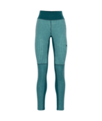 Kari Traa Smekker High Waist Base Layer Pants (26/27) Peacock