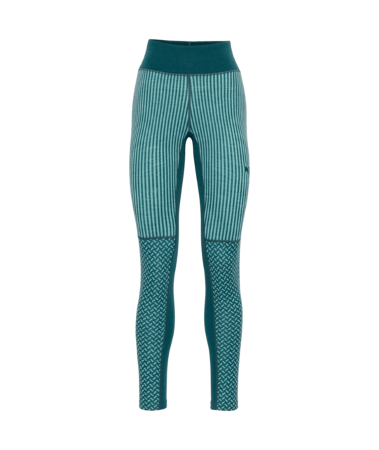 Kari Traa Smekker High Waist Base Layer Pants (26/27) Peacock