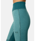 Kari Traa Smekker High Waist Base Layer Pants (26/27) Peacock
