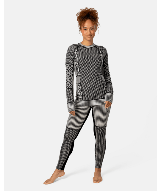 Kari Traa Smekker High Waist Base Layer Pants (26/27) Black