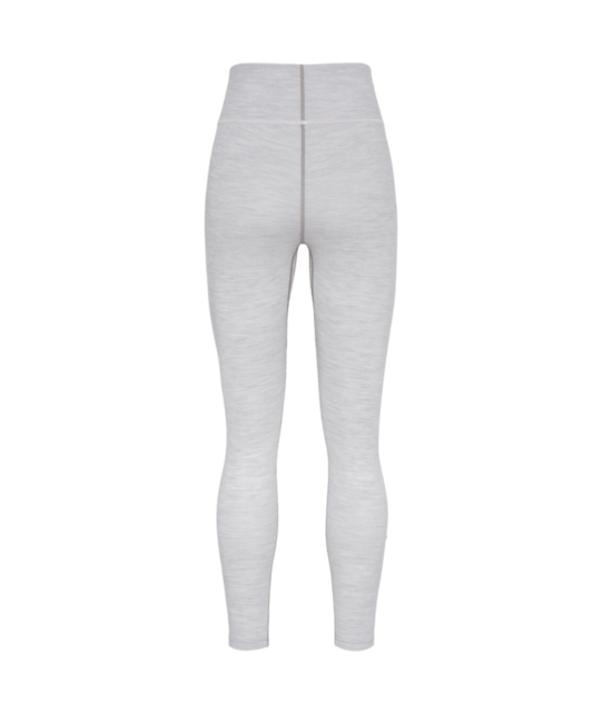 Kari Traa Anna High Waist Base Layer Pants (26/27) Light Grey Melange