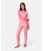 Kari Traa Anna High Waist Base Layer Pants (26/27) Bubblegum