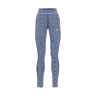 Kari Traa Rose High Waist Base Layer Pants - 100% Merino Wool (26/27) Dark Navy Blue