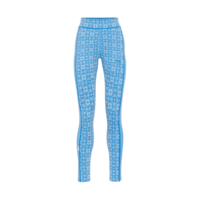Kari Traa Rose High Waist Base Layer Pants - 100% Merino Wool (26/27) Ocean