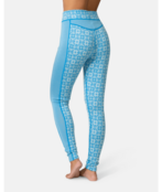 Kari Traa Rose High Waist Base Layer Pants - 100% Merino Wool (26/27) Ocean