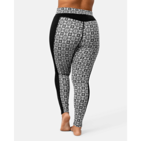 Kari Traa Rose High Waist Base Layer Pants - 100% Merino Wool (26/27) Black