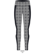Kari Traa Rose High Waist Base Layer Pants - 100% Merino Wool (26/27) Black