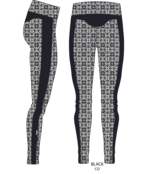 Kari Traa Rose High Waist Base Layer Pants - 100% Merino Wool (26/27) Black