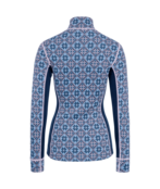 Kari Traa Rose Half Zip Base Layer Top - 100% Merino Wool (26/27) Dark Navy Blue