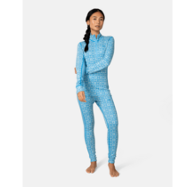 Kari Traa Rose Half Zip Base Layer Top - 100% Merino Wool (26/27) Ocean