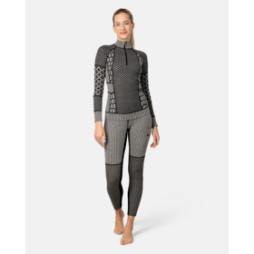 Kari Traa Smekker Half Zip Base Layer - 100% Merino Wool (26/27) Black