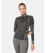 Kari Traa Smekker Half Zip Base Layer - 100% Merino Wool (26/27) Black