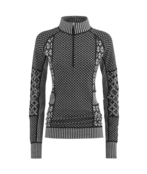 Kari Traa Smekker Half Zip Base Layer - 100% Merino Wool (26/27) Black