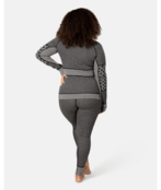 Kari Traa Smekker Half Zip Base Layer - 100% Merino Wool (26/27) Black