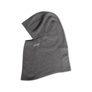 Le Bent Heavyweight Grid Fleece Balaclava (26/27) Dark Heather Grey O/S
