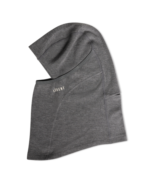 Le Bent Heavyweight Grid Fleece Balaclava (26/27) Dark Heather Grey O/S