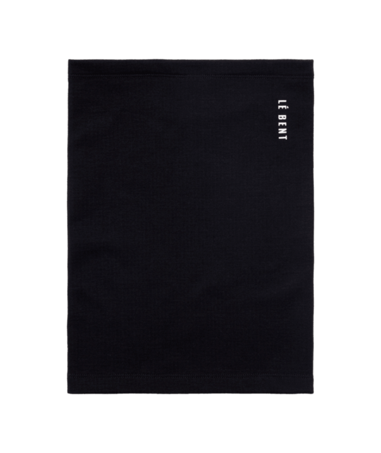 Le Bent Heavyweight Grid Fleece Neck Gaiter (26/27) Black O/S