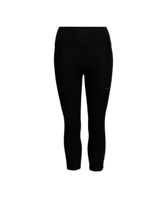 Le Bent Womens Heavyweight Grid Fleece 3/4 Bottom (26/27) Black