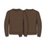 Le Bent Le Bent Womens Heavyweight Grid Fleece Sweater (26/27) Cocoa
