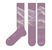 Le Bent Elyse Saugstad Pro Series Zero Cushion Snow Sock (26/27) Violet Ash