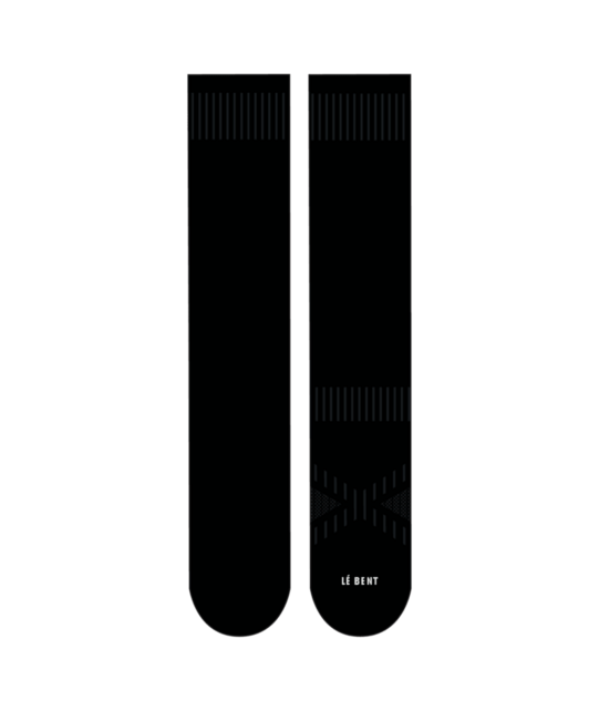 Le Bent Zero Cushion Compression Snow Sock (26/27) Black