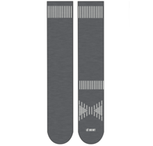 Le Bent Zero Cushion Bootfit Snow Sock (26/27) Dark Heather Grey