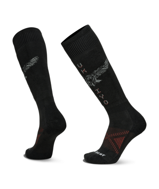 Le Bent Kai Jones Pro Series Light Cushion Snow Sock (26/27) Black