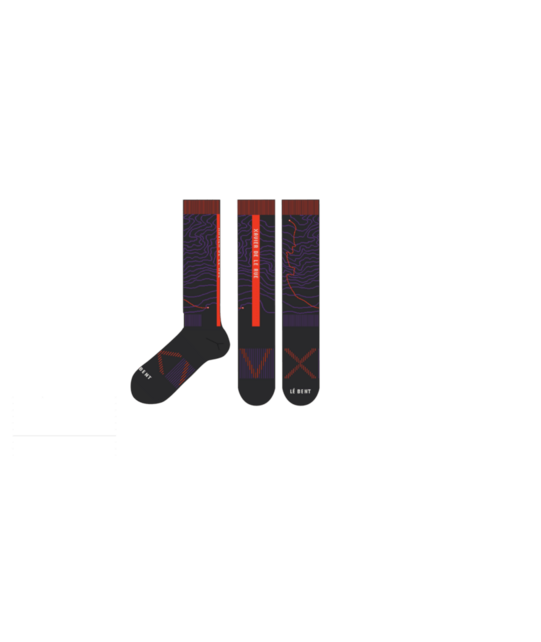 Le Bent Xavier De Le Rue Pro Series Light Cushion Snow Sock (26/27) Black