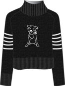 Krimson Klover Apres Mock Neck (26/27) Black/Snow Dog