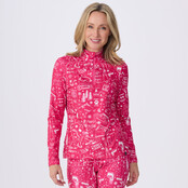 Krimson Klover Graffiti Top (26/27) Pink