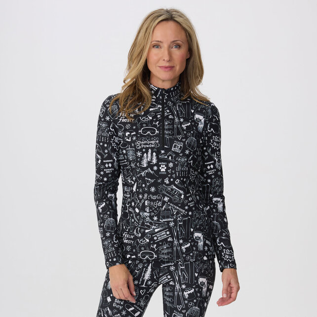 Krimson Klover Graffiti Top (26/27) Black