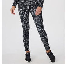 Krimson Klover Graffiti Legging (26/27) Black