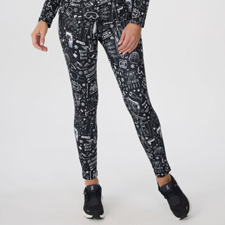Krimson Klover Graffiti Legging (26/27) Black
