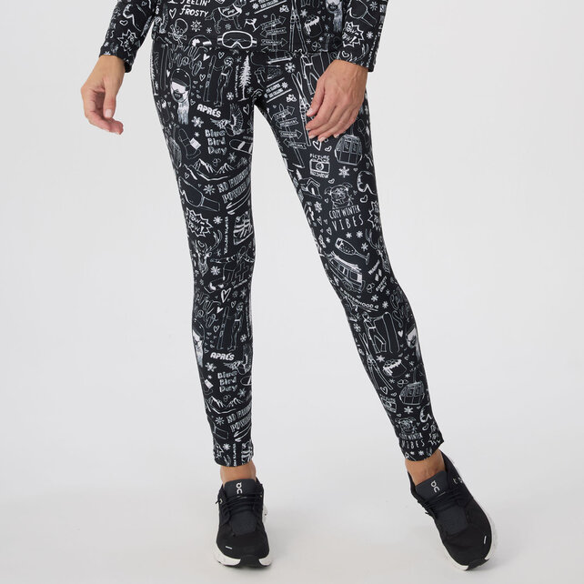 Krimson Klover Graffiti Legging (26/27) Black