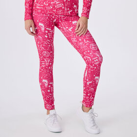 Krimson Klover Graffiti Legging (26/27) Pink
