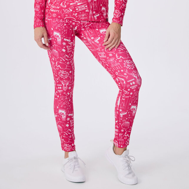 Krimson Klover Graffiti Legging (26/27) Pink
