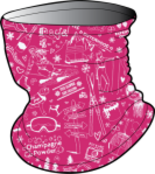 Krimson Klover Graffiti Gaiter (26/27) Pink O/S