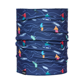 Kombi Velvet Fleece Multi Scarf Children (25/26) Blue Free Ski