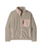 Patagonia W's Synch Jkt (26/27) Oatmeal Heather W/Pink Frost