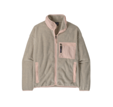 Patagonia W's Synch Jkt (26/27) Oatmeal Heather W/Pink Frost