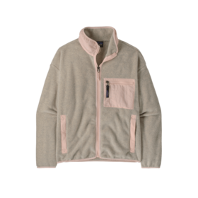 Patagonia W's Synch Jkt (26/27) Oatmeal Heather W/Pink Frost
