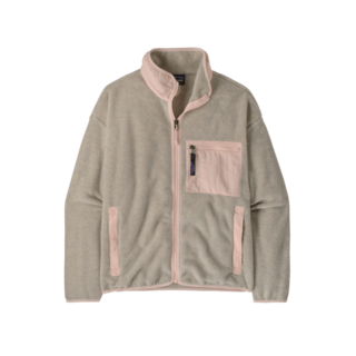Patagonia W's Synch Jkt (26/27) Oatmeal Heather W/Pink Frost