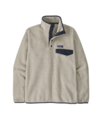 Patagonia M's Lw Synch Snap-T P/O (26/27) Oatmeal Heather W/New Navy