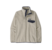 Patagonia M's Lw Synch Snap-T P/O (26/27) Oatmeal Heather W/New Navy
