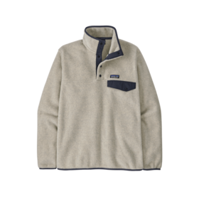 Patagonia M's Lw Synch Snap-T P/O (26/27) Oatmeal Heather W/New Navy