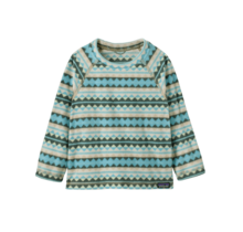 Patagonia Baby Micro D Crew (26/27) Diamond Stripe: Snowmelt Blue